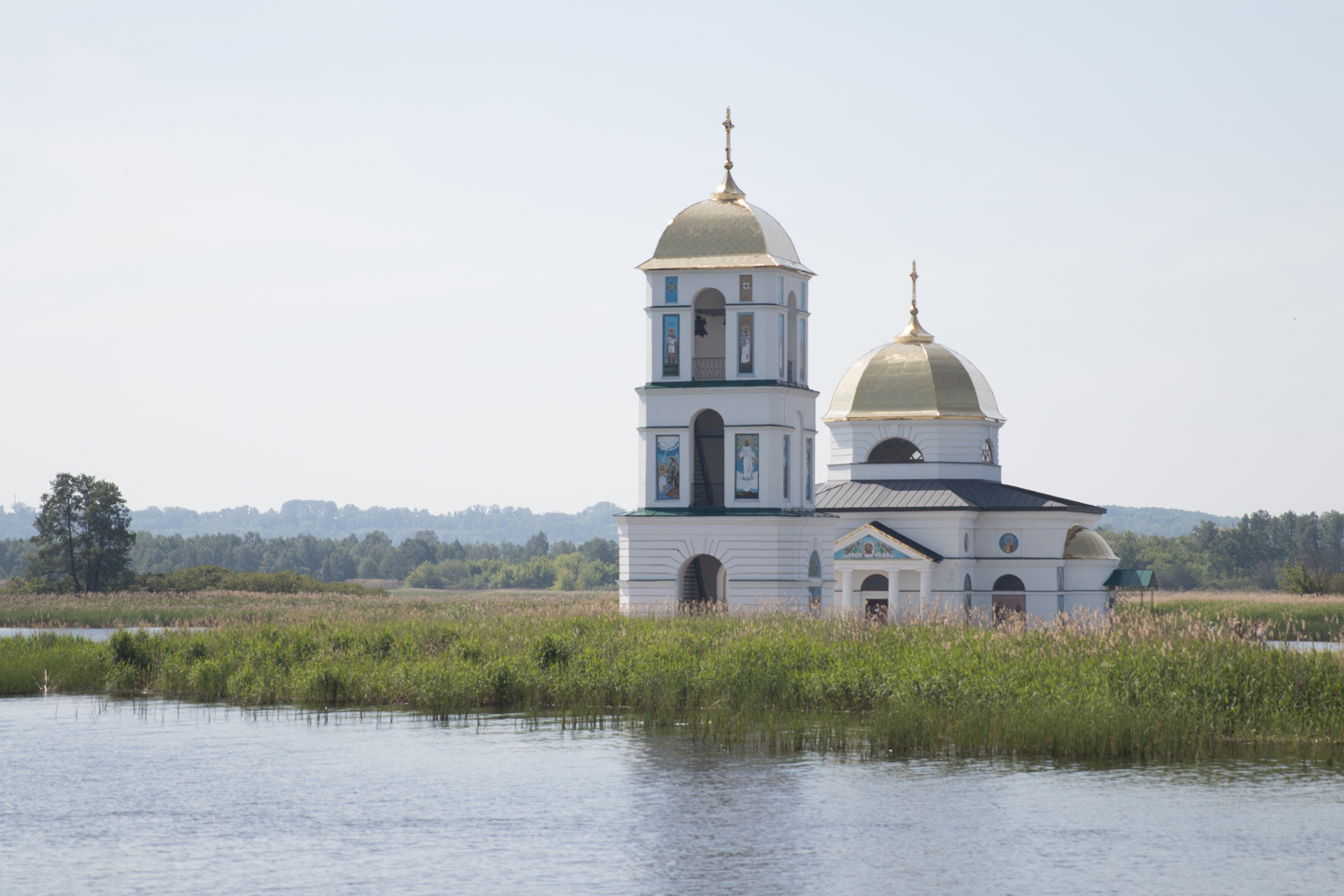 church on water